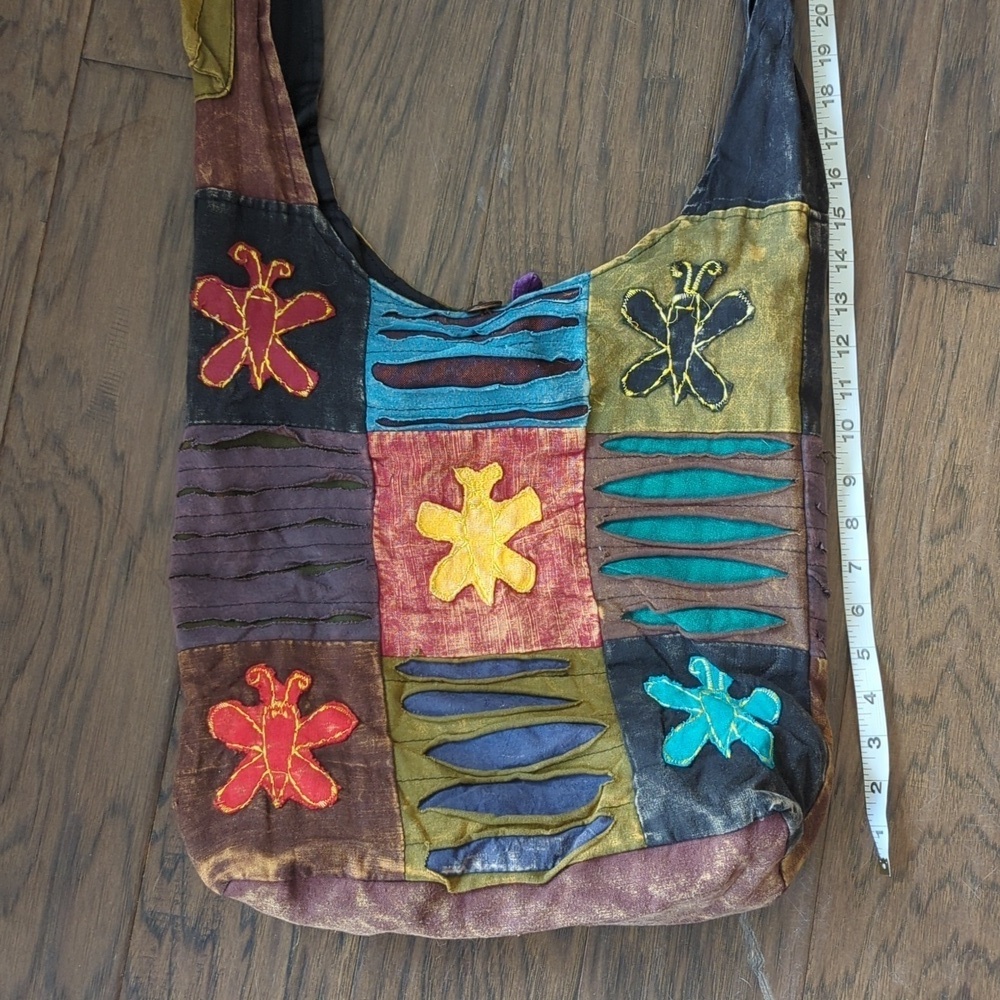 Nepal Fair Trade Purse/Messenger Bag - Picture 6 of 9